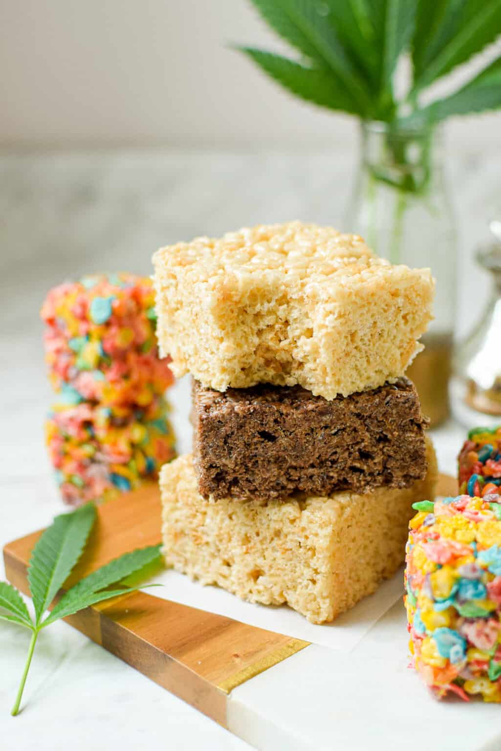 Toasted Marshmallow Crispy Squares (80mg)